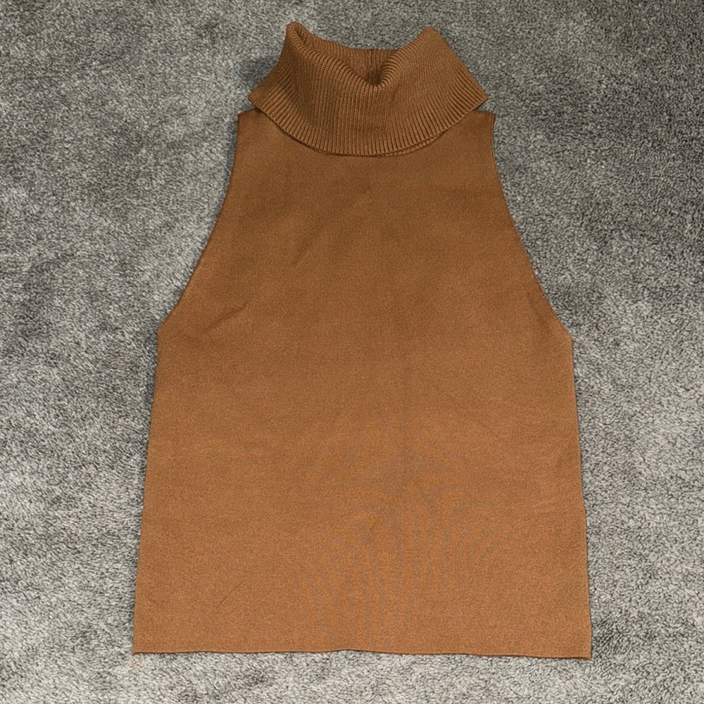 Alice + Olivia Camel Turtleneck Sweater